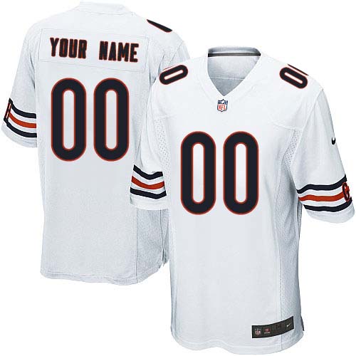 Nike Chicago Bears Customized White Stitched Youth NFL Jersey